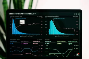 Analytics dashboard showing performance metrics and charts for Easy Digital Downloads custom reports