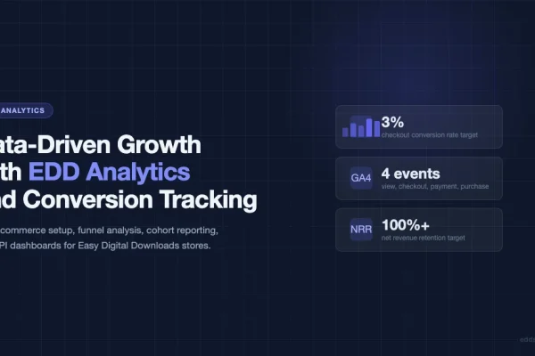EDD analytics and conversion tracking setup for data-driven growth decisions
