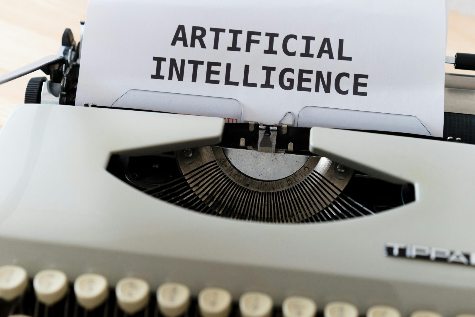 AI artificial intelligence concept representing AI phone systems for online business