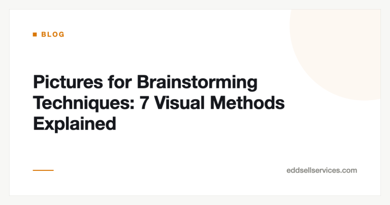 Pictures for Brainstorming Techniques: 7 Visual Methods Explained