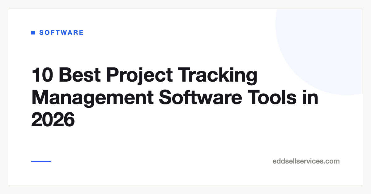 10 Best Project Tracking Management Software Tools in 2026